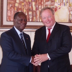 Avec le Service Communication de la Gendarmerie nationale, Bonne gouvernance/ Hans Van Baalen (Pdt Internationale Libérale) aux Ivoiriens : “Le socialisme n’a rien apporté en Côte d’Ivoire”