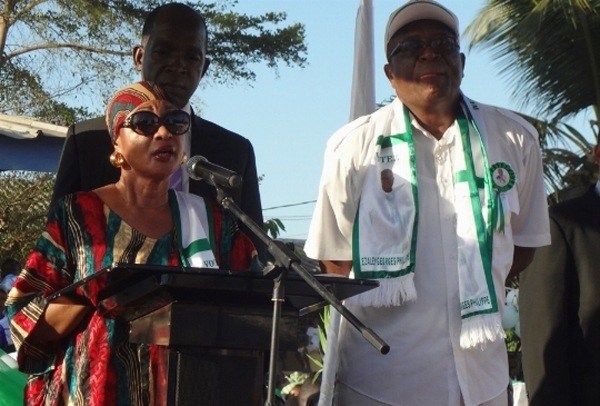 Grand-Bassam :   Mme Bédié célèbre la victoire d’Ezaley