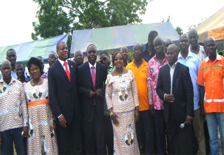 Investiture de la coordination RHDP : Le professeur TOA   Jules Evariste scelle l’union des fils et filles de Bloléquin autour de la candidature ADO