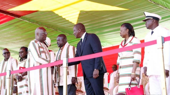 58è anniversaire de l’indépendance du Faso: Roch Kaboré remercie Hamed Bakayoko pour sa présence
