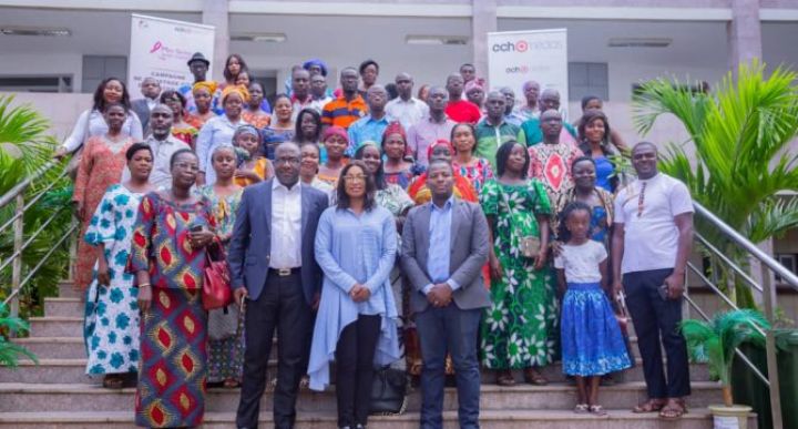 Hommes et femmes mobilisés contre le cancer à Port-Bouët