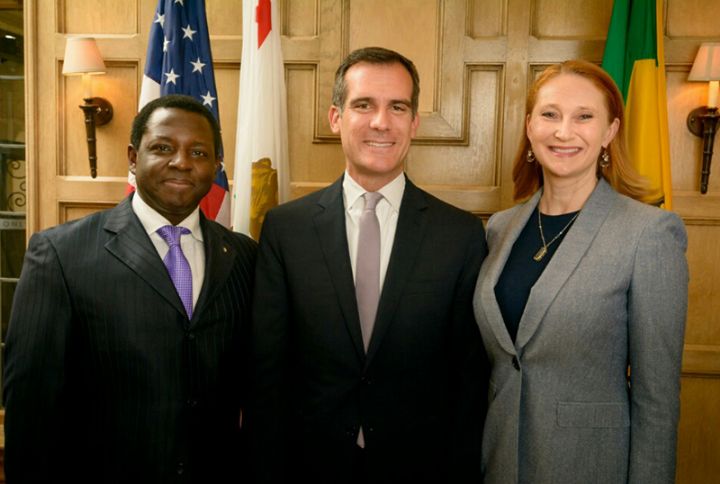 La Côte d’Ivoire mise à l’honneur par le maire de la prestigieuse ville de Los Angeles aux Etats-Unis d’Amérique.