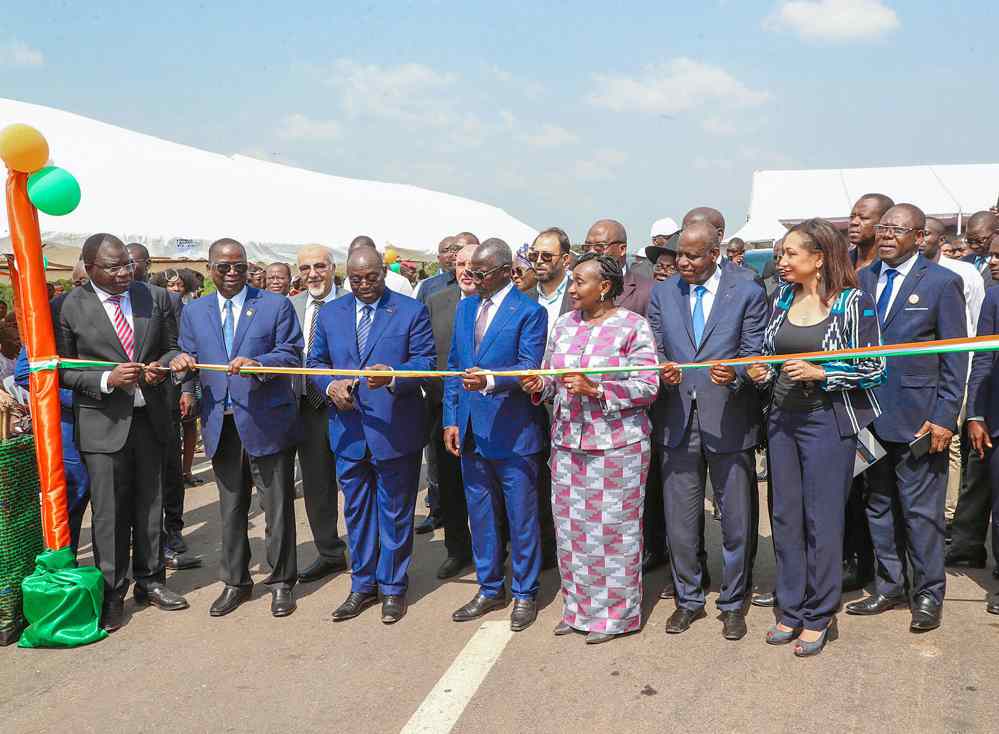 Autoroute du Nord : le Vice-Président Tiémoko Meyliet Koné inaugure officiellement la section Yamoussoukro-Tiébissou
