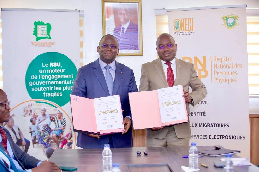 Inclusion sociale : l’ONECI et le BCPFS scellent une convention stratégique