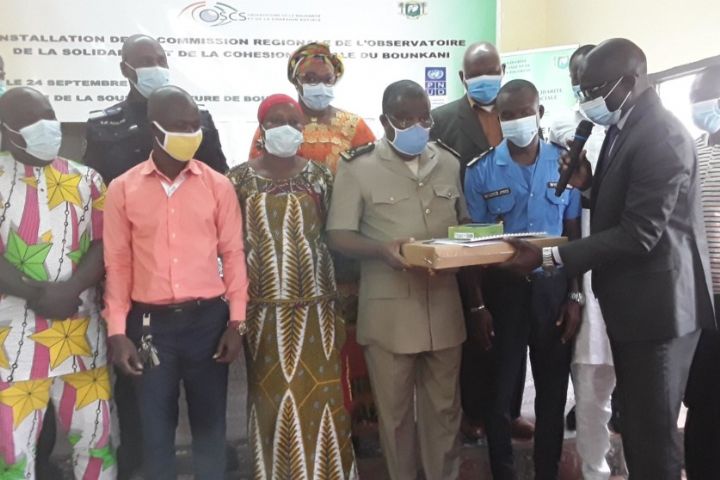 Du matériel informatique pour la commission régionale de l’OSCS du Bounkani