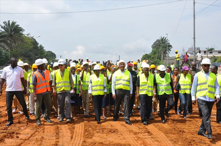 Echangeur de la Riviera II / Après une visite de chantier: Patrick Achi annonce une nouvelle date de livraison