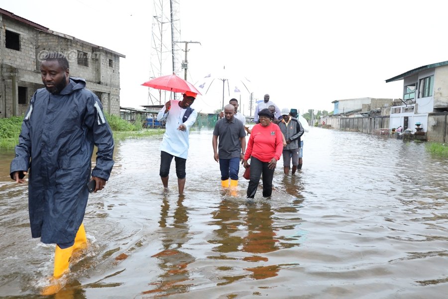 Inondations à Grand Bassam: les populations désemparées, appellent au secours le gouvernement