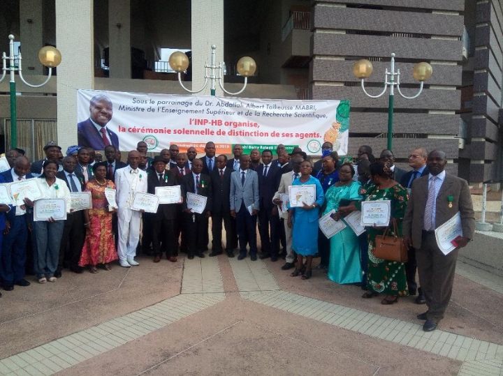 Des agents de l’INPHB décorés