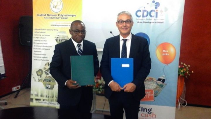 Signature d’un accord-cadre de coopération entre L’INP-HB et la CDCI
