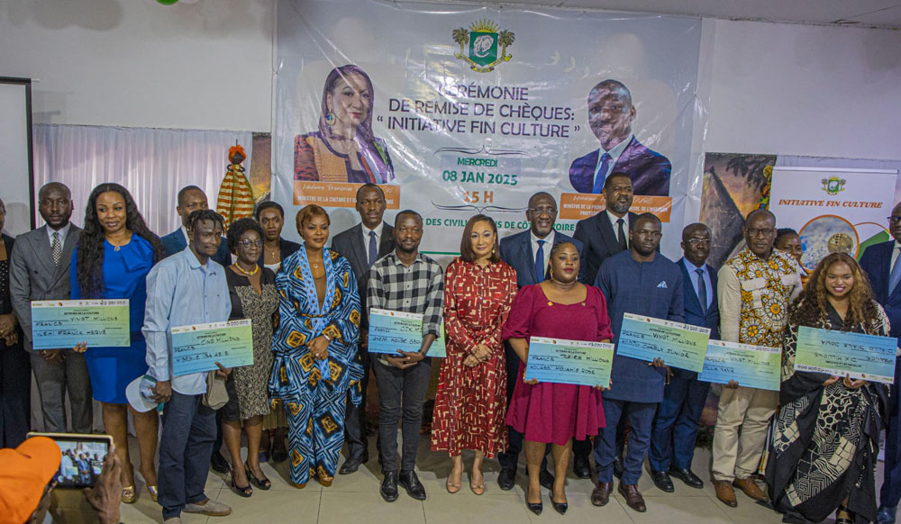 Côte d'Ivoire/ Insertion des jeunes : un financement de plus de 144 millions FCFA octroyés à 13 opérateurs culturels