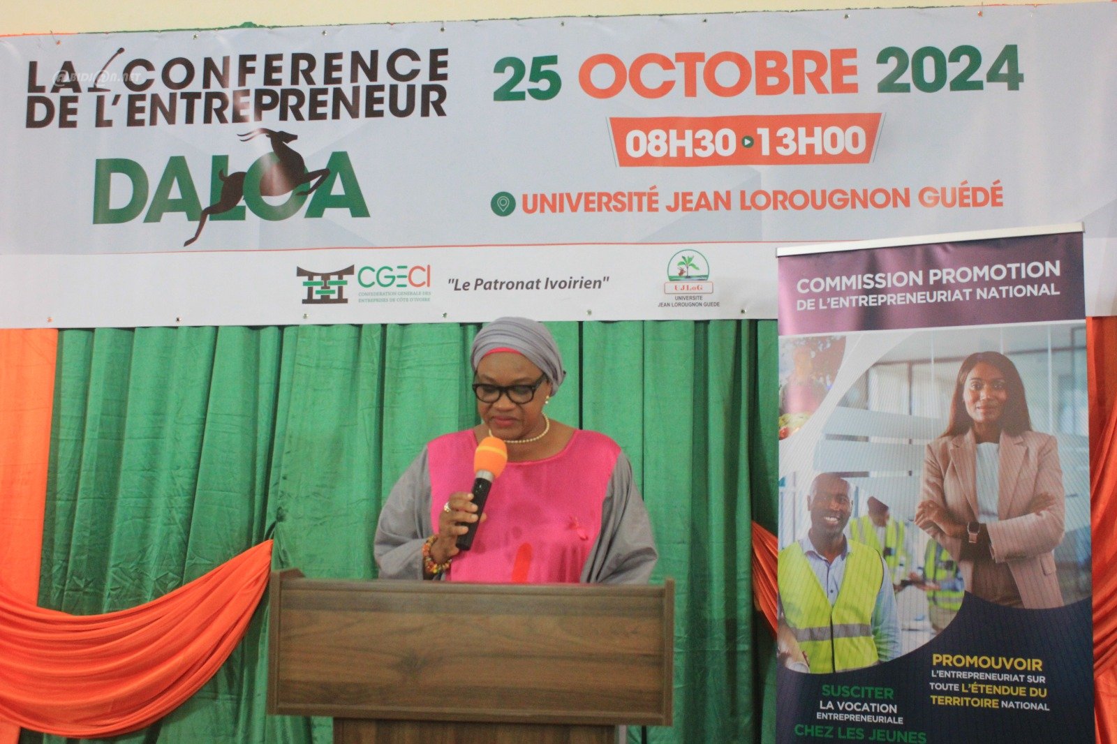 Insertion professionnelle : le Patronat Ivoirien exhorte la jeunesse de Daloa à l’entrepreneuriat