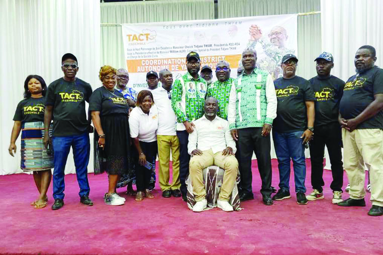 Investiture de la Coordination TACT du District de Yamoussoukro / William Aldo, conseiller spécial de Tidjane Thiam, avertit : « La Côte d'Ivoire est en passe de vivre quelque chose de douloureux sous nos yeux… »