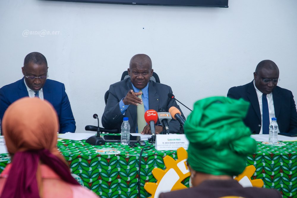 Invité des Rédactions de Fraternité Matin : Abou-Bakar Ouattara, Gouverneur du Rotary, plaide pour un engagement communautaire fort