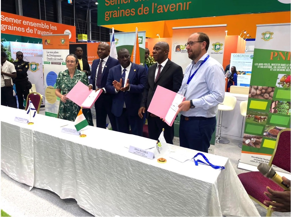 Irrigation et agriculture de précision : le Abidjan Legacy Program et la société Netafim signent un accord pour améliorer les rendements agricoles en Côte d’Ivoire