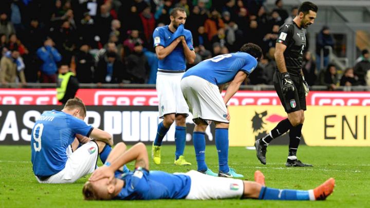 Pour la première fois depuis 1958, l’Italie ne participera pas à la Coupe du monde de football