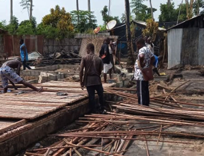 Jacqueville/incendie à N'Djem : Six maisons de fortunes partent en fumée