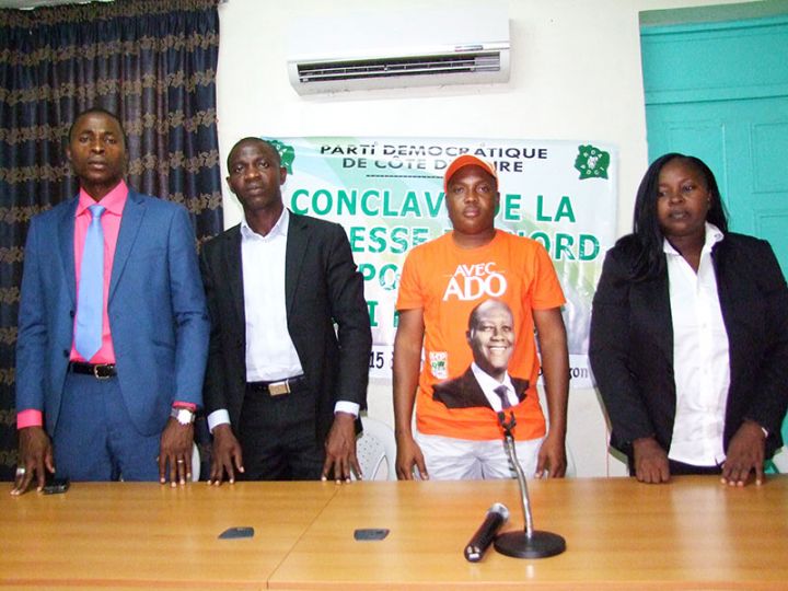 Parti unifié: la position de la jeunesse du nord pour le PDCI-RDA