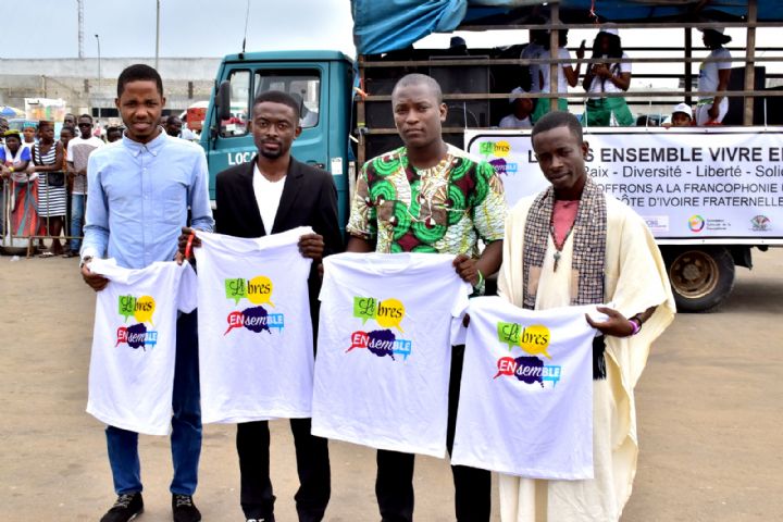 VIIIème jeux de la Francophonie : La Caravane ‘’Libres ensemble’’ promeut les valeurs de paix, de solidarité et d’union dans les communes d’Abidjan