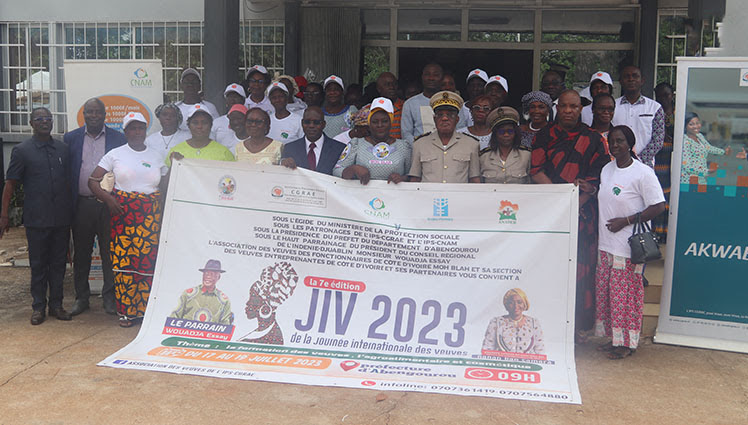 JIV 2023 : l’IPS-CGRAE s’engage à offrir des opportunités d’affaires pour l’autonomisation de la veuve