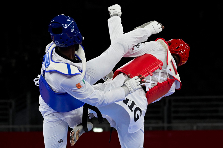 JO Paris 2024/ Taekwondo: l’Ivoirien Cissé Cheick gagne et se qualifie en 1/4 de finale
