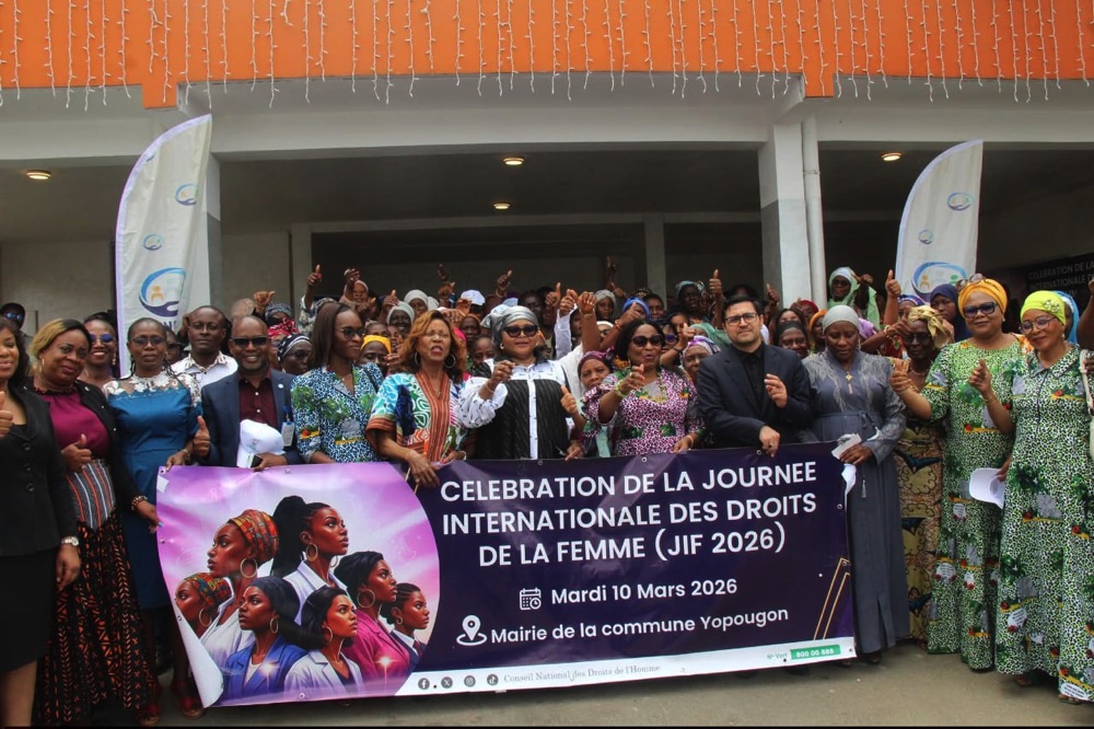 Journée internationale des droits de la femme : le CNDH sensibilise les femmes de Yopougon sur la justice et l’égalité