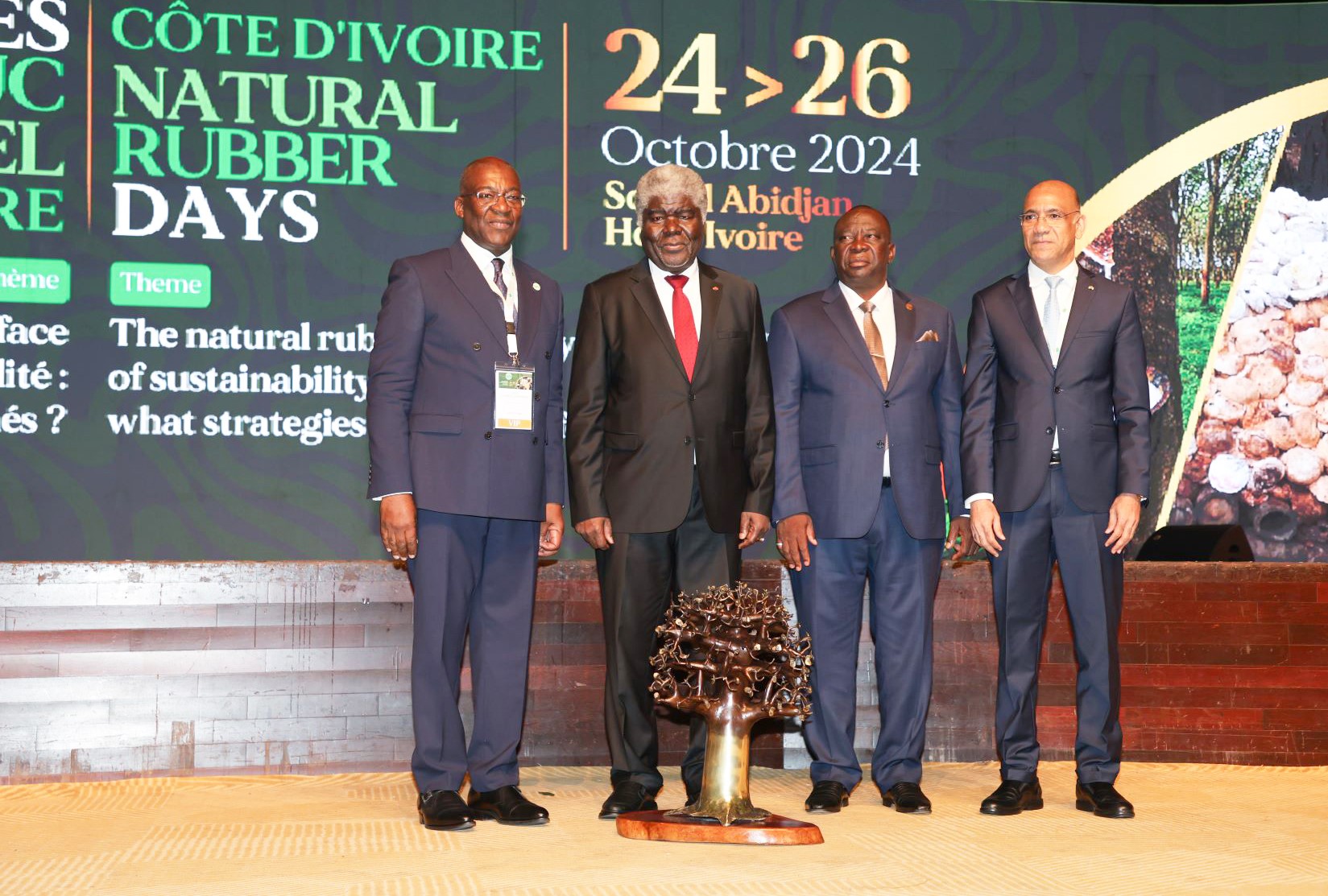 Journées nationales du caoutchouc naturel : La production d'hévéa a atteint 1,6 million de tonnes en 2023, contre 164 138 tonnes en 2005