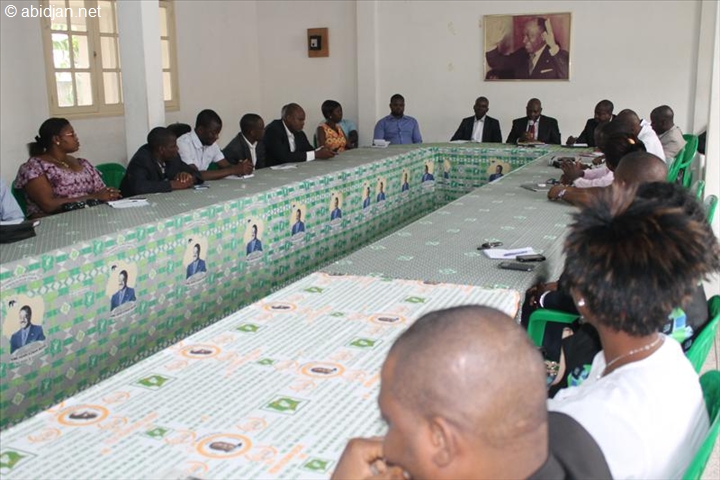 Une délégation des Nations-Unies échange avec le CPD et le RHDP