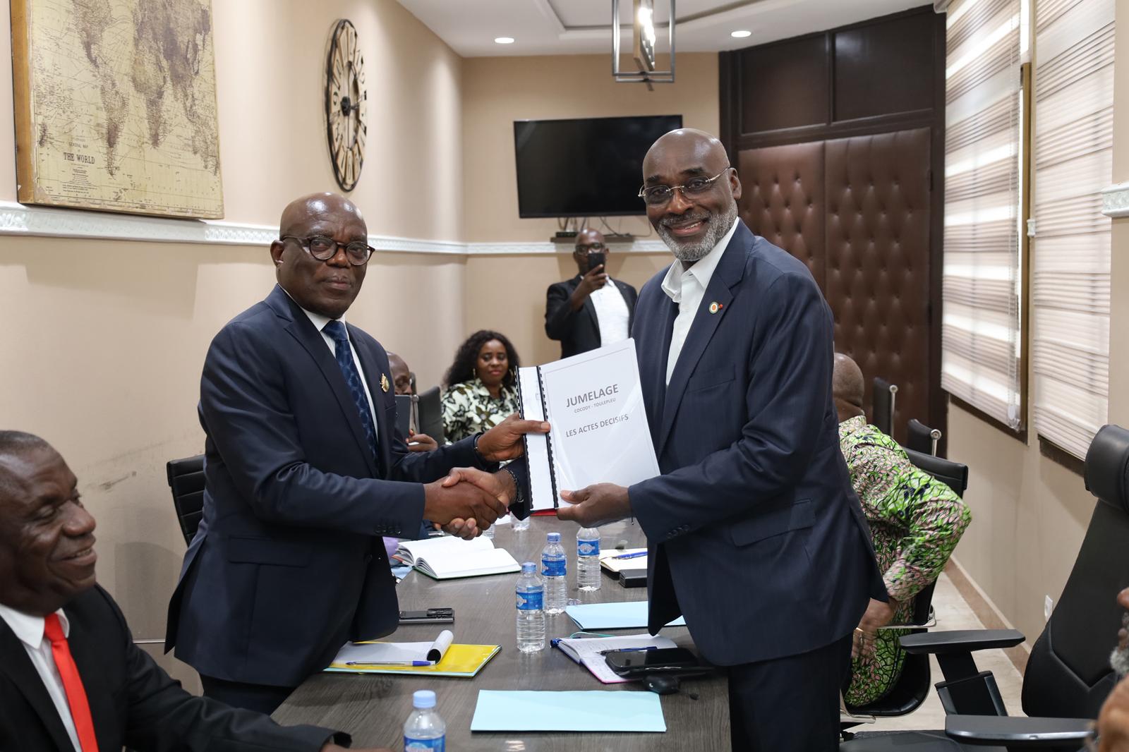 Jumelage Cocody -Toulepleu: les travaux relancés à Abidjan