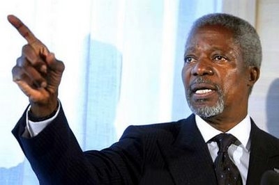 Crise post-électorale / Kofi Annan (ancien secrétaire général de l’Onu) aux Africains - «Il faut respecter les engagements consacrés dans nos Constitutions»