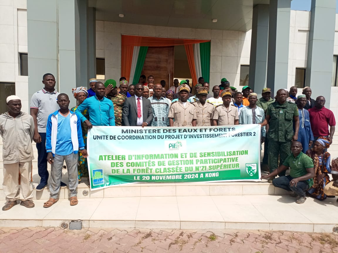 Kong: la SODEFOR sensibilise à la création d'un comité de gestion participative des forêts classées