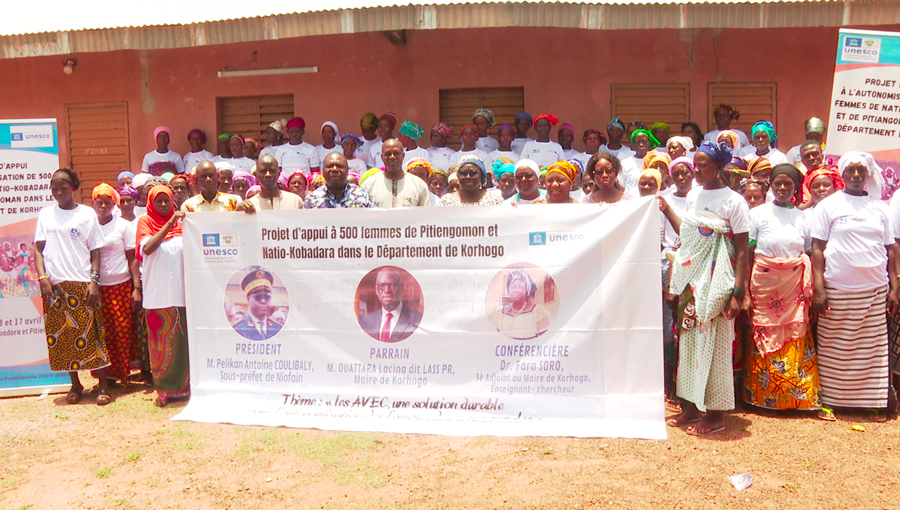 Korhogo/Autonomisation en milieu rural: l’UNESCO forme 500 femmes de Pitiengomon et Natio-Kobadara