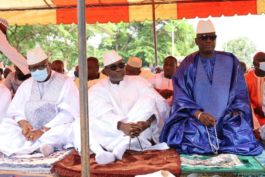 Korhogo/Tabaski: Sangafowa, Amadou Coulibaly et Lassina Ouattara célèbrent l’Aid El Fitr avec les fidèles musulmans 