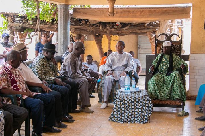 Bagoué - Bruno Nabagne KONE en tournée à Blességué–Kouto