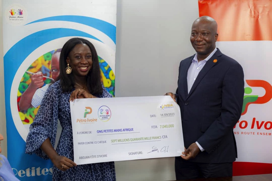 Côte d'Ivoire : l'ONG Petites Mains Afrique signe un partenariat pour l'éducation des orphelins  avec Petro Ivoire