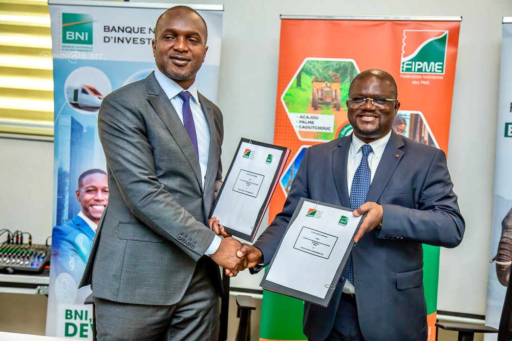 Côte d’Ivoire : La BNI et la FIPME unissent leurs efforts pour renforcer le développement des PME ivoiriennes