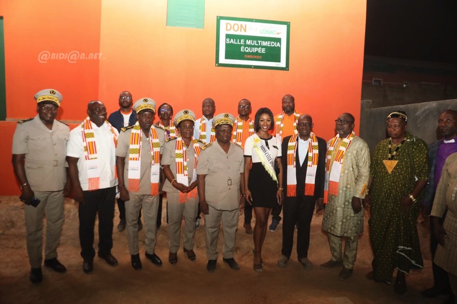 La Fondation LONACI inaugure l’EPP Mylène Djihony de Niamassou et offre une salle multimédia aux jeunes de Dimbokro