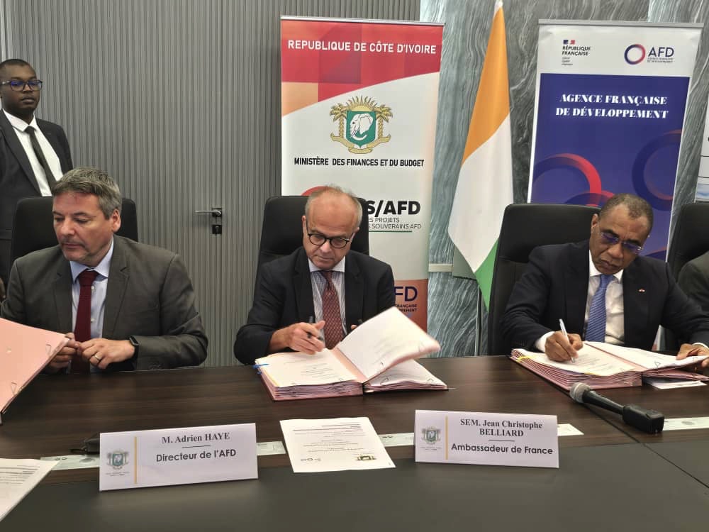 Côte d'Ivoire : La France soutient le Plan National de Développement avec trois nouveaux financements d'un montant de 106 milliards FCFA