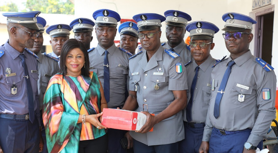 La gendarmerie nationale renforce ses liens avec la population de Dabou