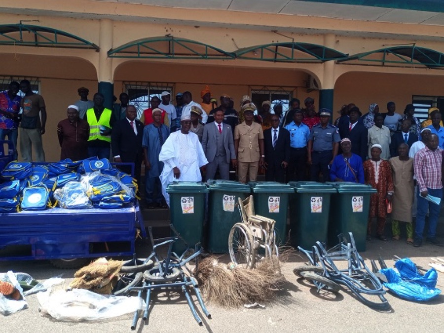 La mairie de Minignan doté de matériels d’assainissement