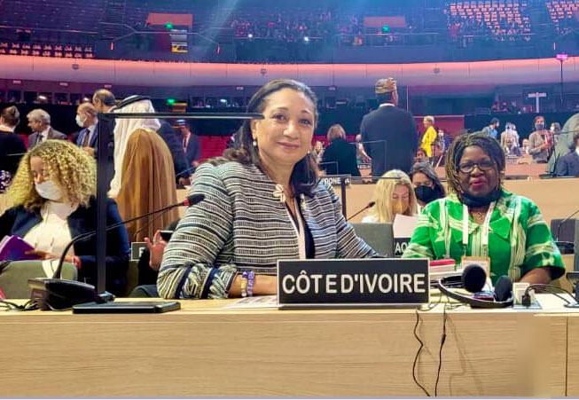 Conférence mondiale de l'UNESCO sur les politiques culturelles et le développement durable (MONDIACULT 2022) à Mexico : la ministre Françoise Remarck conduit la délégation ivoirienne