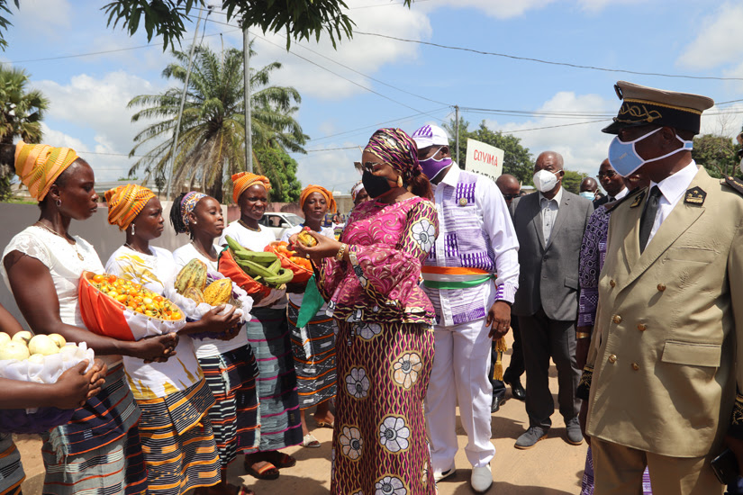 La ministre Nassénéba Touré rend hommage aux femmes du secteur du vivrier de la Marahoué