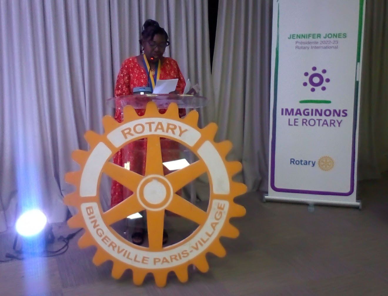 La nouvelle présidente du Rotary Bingerville 