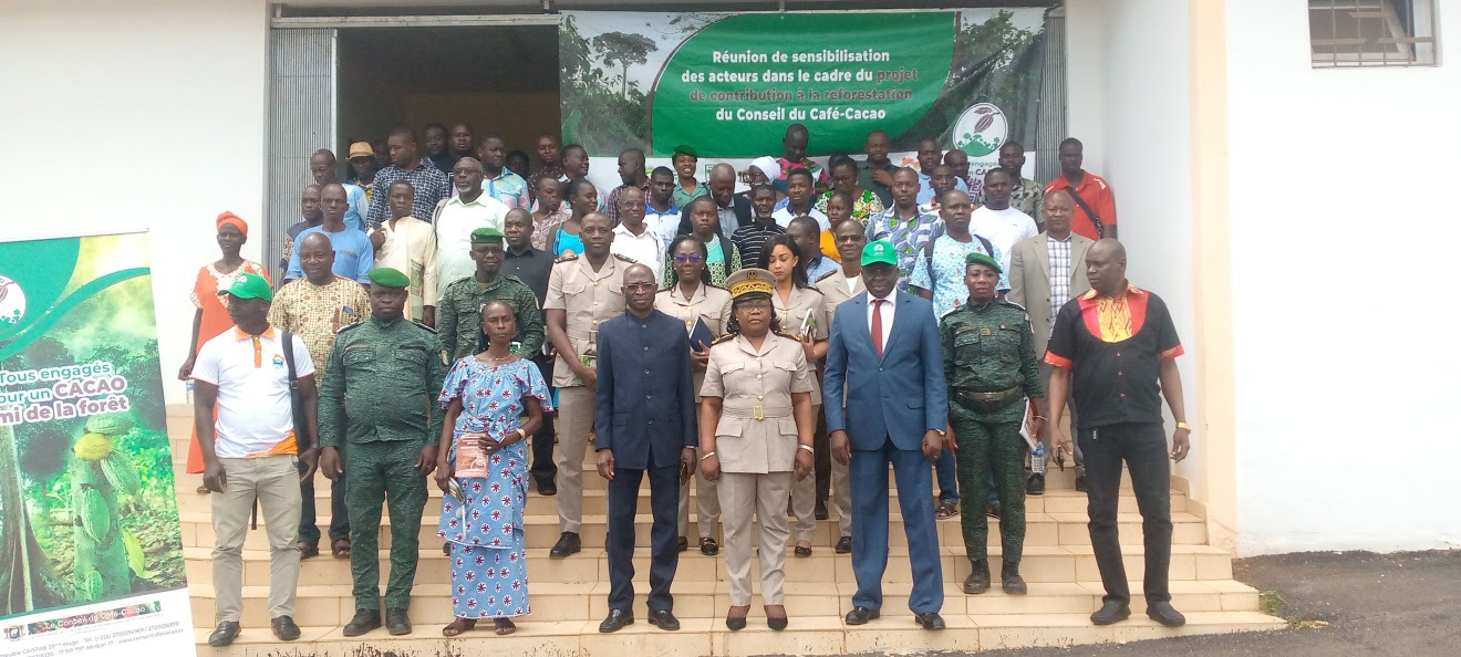 La pratique de l'agroforesterie rendue obligatoire pour les producteurs de café et de cacao de Bongouanou