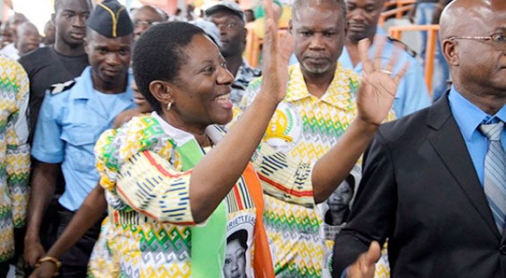 Présidentielle : Henriette Lagou annoncée à Odienné
