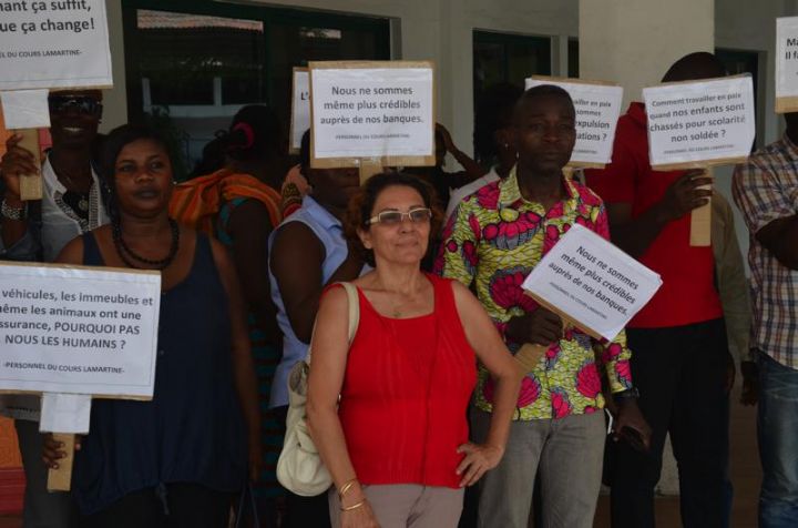 Le personnel des Cours Larmatine de Marcory (Abidjan) réclame des arriérés de salaires