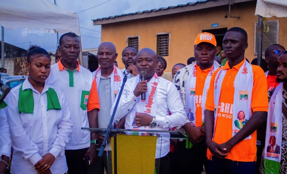 La Jeunesse Rhdp du département Abobo N’dotré lance officiellement « La Tribune Du Jeune Militant »
