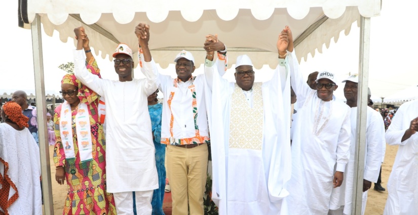 Municipales 2023: les cadres du District du Denguelé confient Laurent Tchagba à leurs ressortissants à Marcory