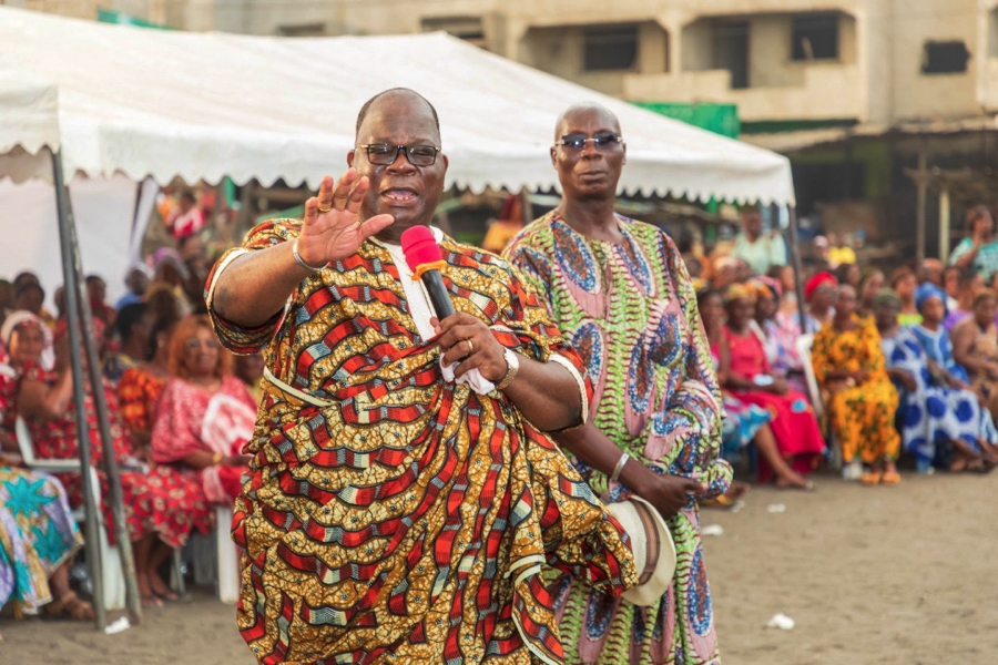 Laurent Tchagba reçoit les bénédictions de la chefferie d'Anoumabo pour la mairie de Marcory
