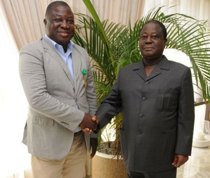 Distinction /Bédié félicite Yeboua Céverin pour son esprit de développeur