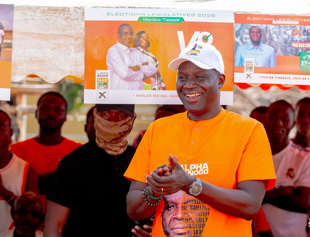 Législatives 2025: Sanogo Alpha du RHDP déclaré vainqueur à Tiassalé avec 52, 42% des voix contre 45,88% pour Assalé Tiémoko (CEI)